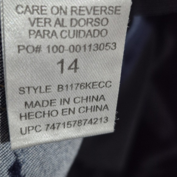 Democracy Jeans Womens 14 Ab Solution Ankle Skimmer Distressed Stretch Shaping - Picture 8 of 12